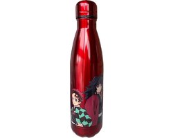 Demon Slayer Tanjiro & Tomioka 500Ml Bottle Red