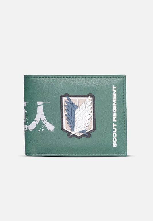 Attack on Titan – Survey Corps. Bifold Wallet Green