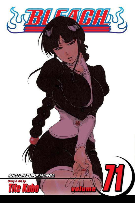 Manga book cover of 'Bleach' with an anime character and volume number 71.