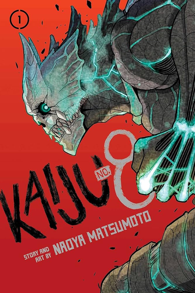 Comic book cover with a dragon-like creature on a red background