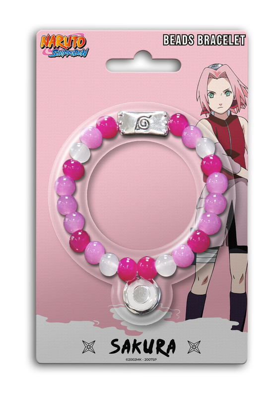 Beads bracelet with character design on packaging
