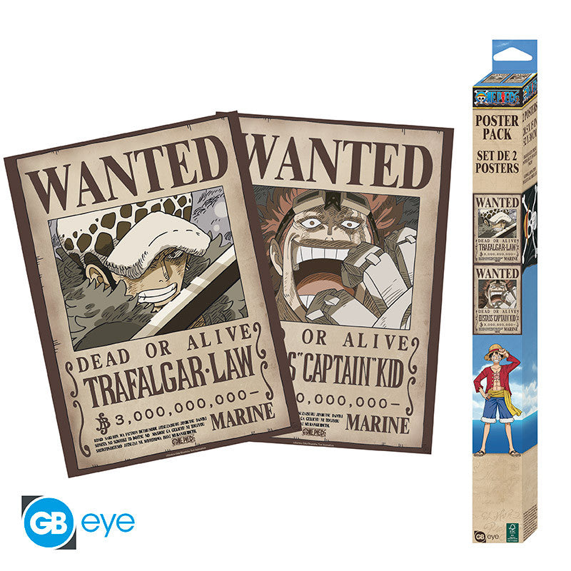 Wanted Posters One Piece characters