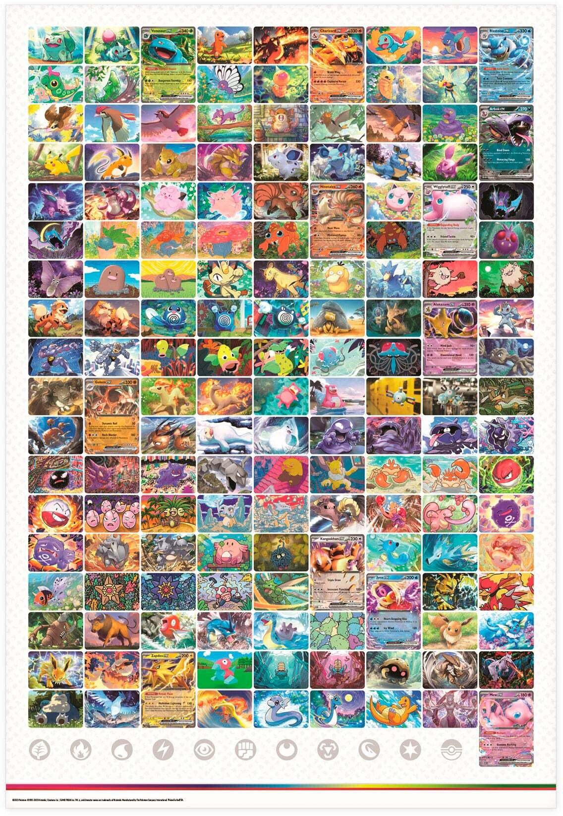 Pokemon 151 Poster (100x70cm)