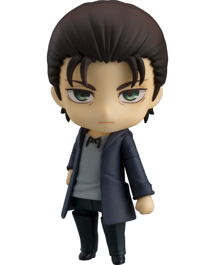 Nendoroid figure of Eren Yeager from Attack on Titan The Final Season, featuring multiple faceplates and accessories, in collector packaging.