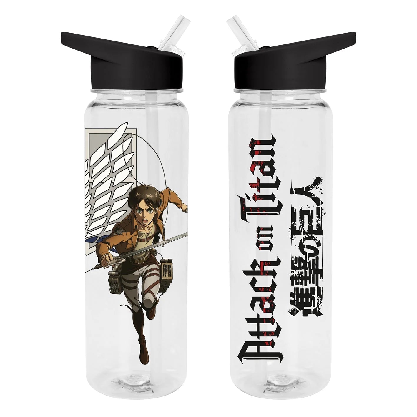 Attack On Titan S3 (Scout Eren Jaeger) Plastic Drinks Bottle 700ml