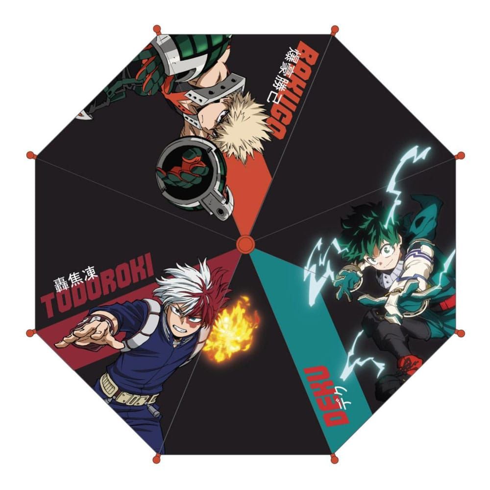 Umbrella My Hero Academia Bakugo-Izuku-Todoroki Folding Manual