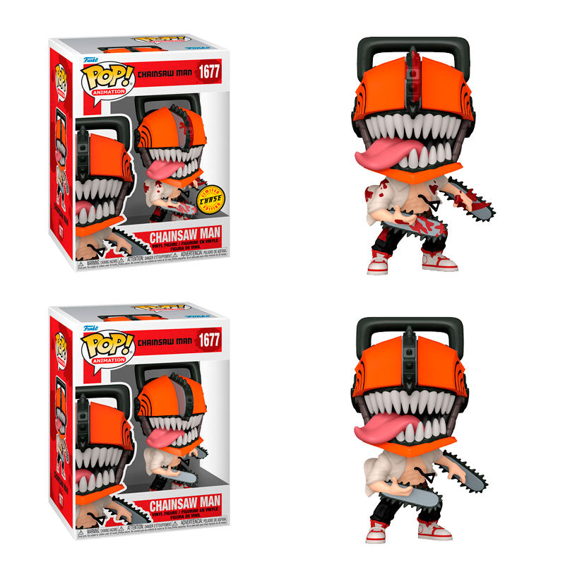 demon with chainsaw figure and alternative version