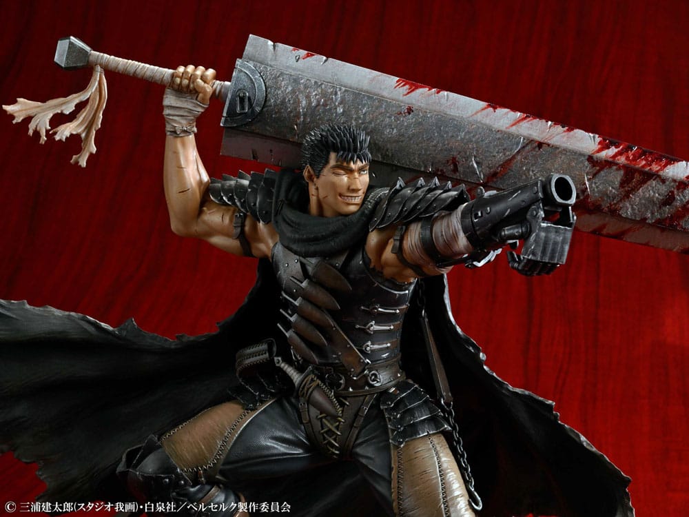 Berserk Guts Black Swordsman Statue Medicos