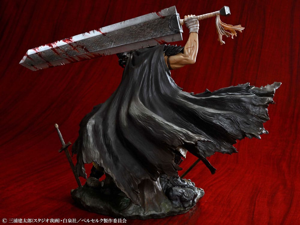 Berserk Guts Black Swordsman Statue Medicos