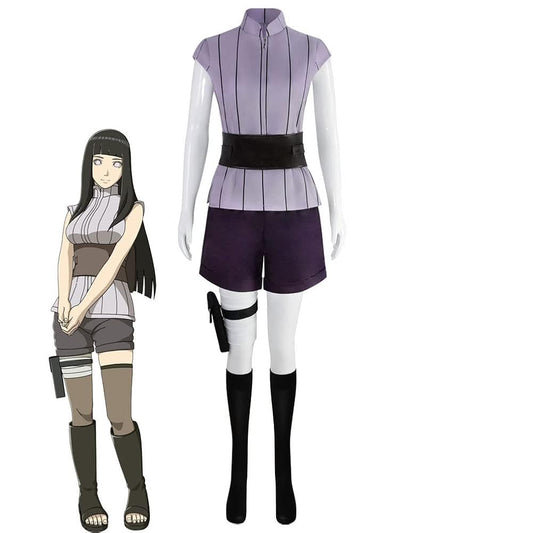 Anime character and cosplay costume on a white background