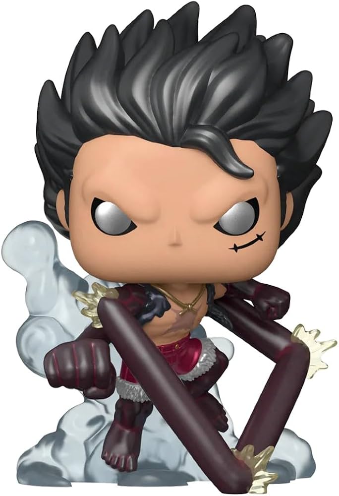 Funko Pop! vinyl figure of a character with spiky black hair and a large sword on a white background