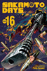 Cover of 'Sakamoto Days Vol. 16' with a large gun and colorful background.