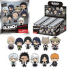 Bleach figurine bag clip and display box with character figures on a white background