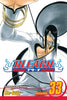 Bleach Volume 33 manga book cover featuring a stylized illustration of the character Ori on a white background with the title 'BLEACH' in large blue and red letters and the volume number 33 in orange.