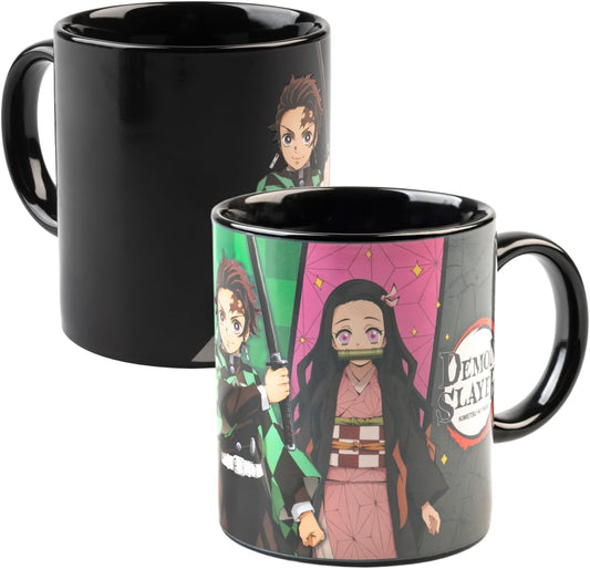 Demon Slayer Tanjiro and Nezuko Magic Heat Mug