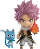 Action figure with pink hair and a blue cat figurine on a white background