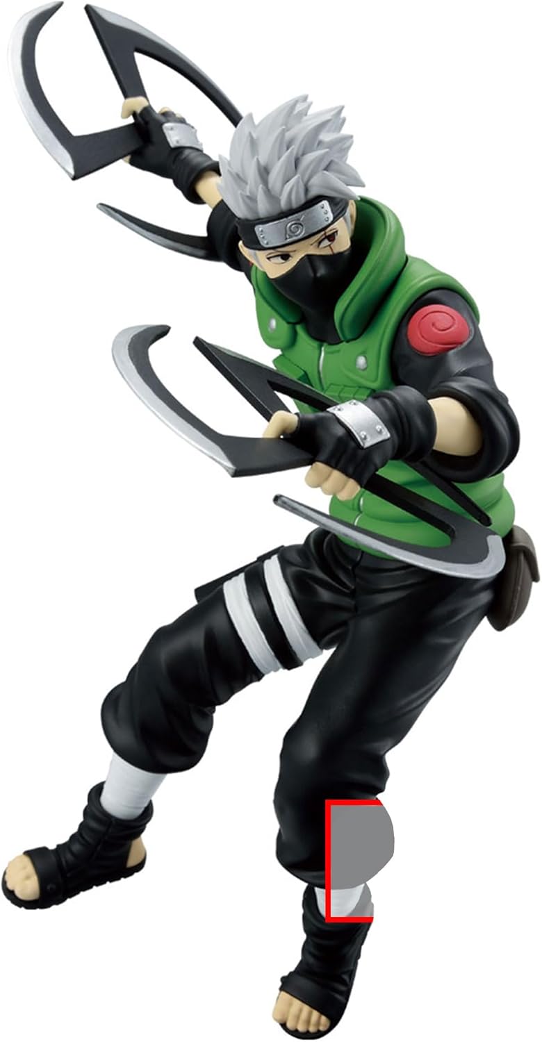 Action figure of a character from a popular anime series on a white background