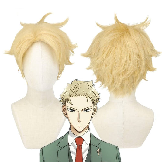Blonde wig of an anime spy carachter.