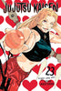 Cover of 'Jujutsu Kaisen' with a character holding a pumpkin and hearts in the background