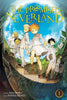 Cover of 'The Promised Neverland' anime series with characters on a bridge.