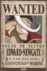 Wanted poster for Edward Newgate with a character's face in the center.