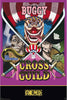 Promotional poster for 'Buggy Cross Guild' featuring characters from 'One Piece' with crossed swords on a purple background.