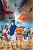 Collage of characters from the anime 'Naruto' with various scenes and poses.