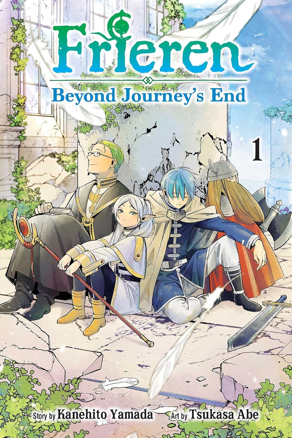 Cover of 'Frieren: Beyond Journey's End' with characters in fantasy attire.