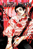 Comic book cover of 'Jujutsu Kaisen' with an character holding a sword.