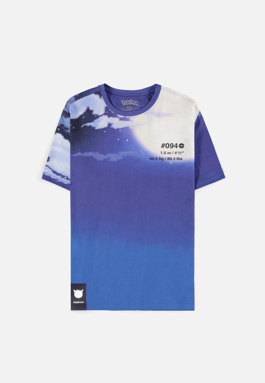 Pokemon Gengar Digital Printed T-shirt