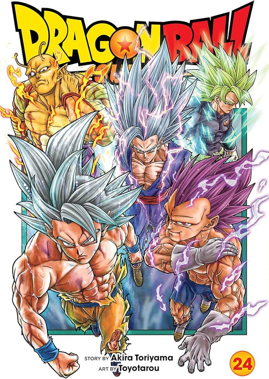 Cover of Dragon Ball manga volume 24 featuring four characters in colorful poses.