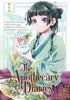 Manga book cover of 'The Apothecary Diaries' with a character holding a bowl.