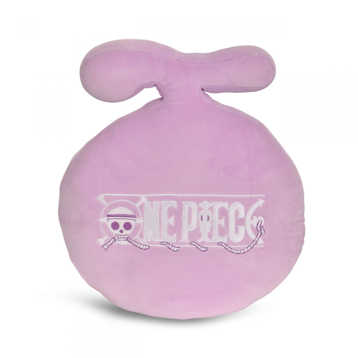 Pink toy with 'One Piece' logo on a white background