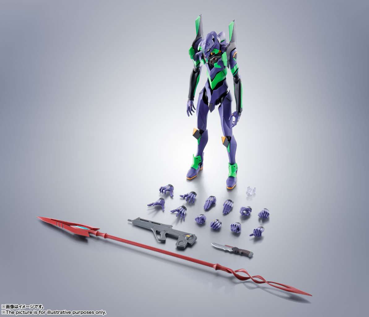 Evangelion EVA-01 Spear of Cassius Robot Spirits