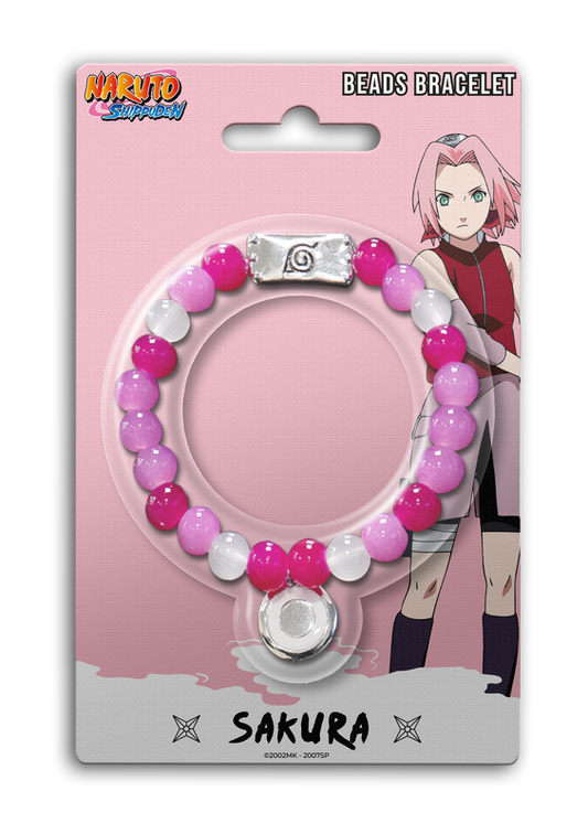 Beads bracelet with character design on packaging