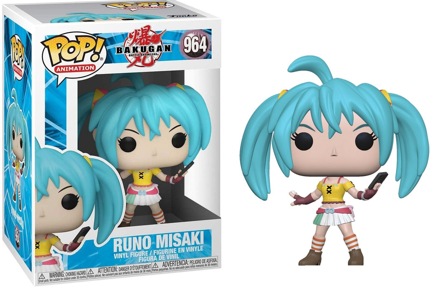 Funko Pop! vinyl figure of Runo Misaki from Bakugan with packaging