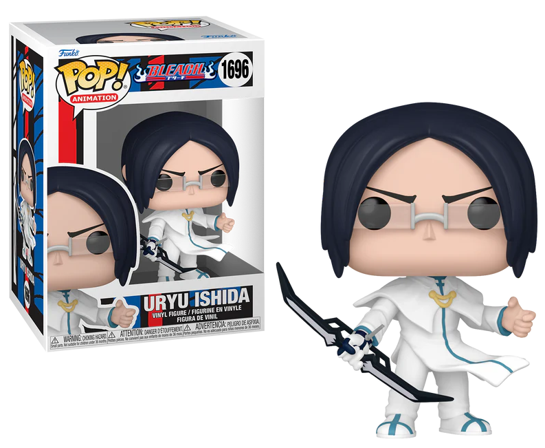 Funko Pop! Uryu Ishida figure with packaging on a white background