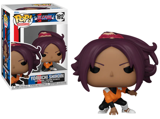 Funko Pop! vinyl figure of Yoruichi Shihoin with packaging on a white background