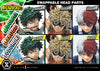 My Hero Academia Midoria Bakugo Todoroki Statue 1/4 Scale Prime 1 Deluxe