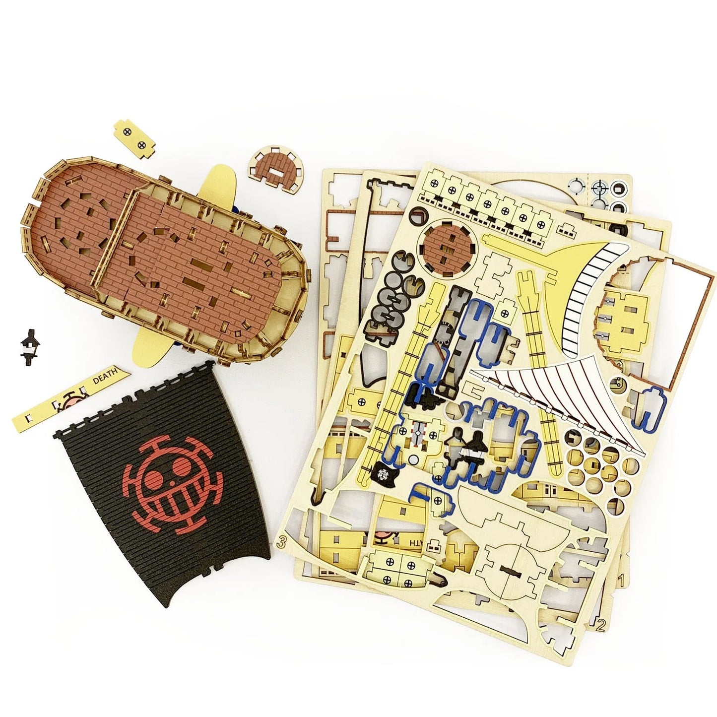 One Piece Law's Submarine Wood Model Kit