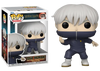 Funko Pop figure of Toge Inumaki from Jujutsu Kaisen, featuring his signature mouth-covering collar and calm expression, in collector packaging.