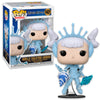 Funko Pop figure of Noelle Valkyrie Armor from Black Clover, showcasing her in detailed battle armor, in collector packaging.