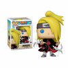 Funko Pop figure of Deidara from Naruto, featuring his signature long hair and artistic pose, in collector packaging.