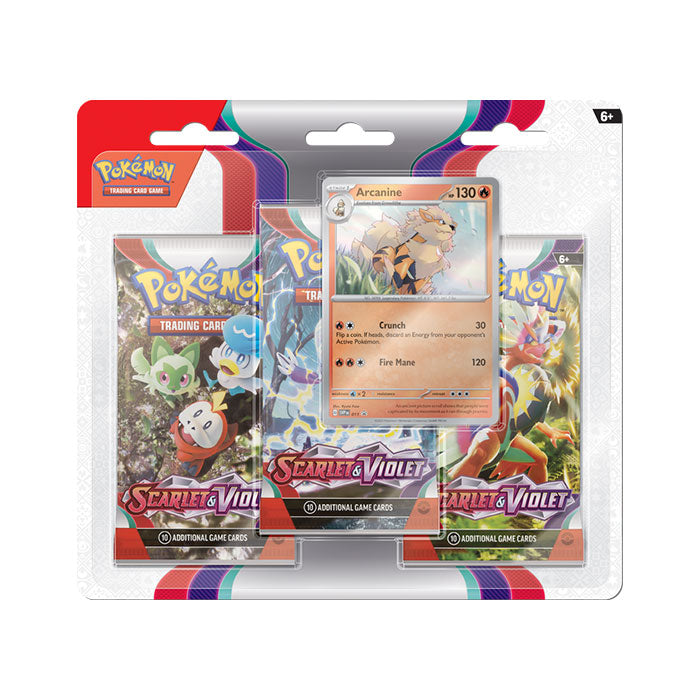 Pokemon Scarlet & Violet 3 Booster Blister Arcanine