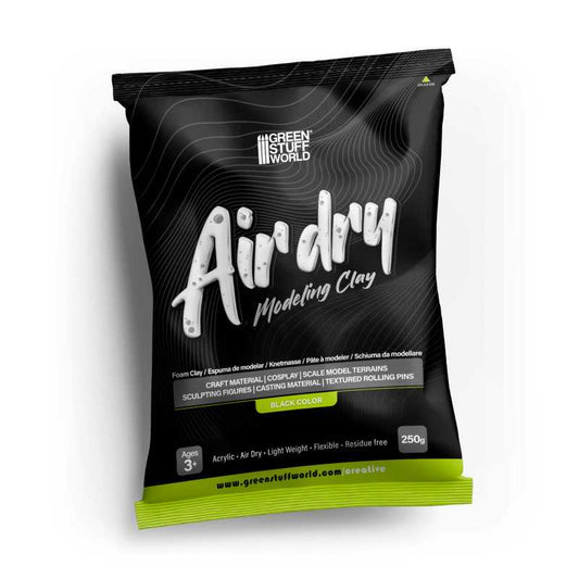 Green Stuff World air dry modeling clay packaging on a white background