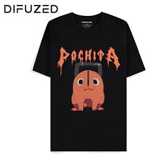 Chainsaw Man Pochita The Chainsaw Devil Short Sleeved T-shirt