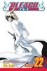 Manga book cover of 'Bleach' with a character in white clothing and a sword on a white background