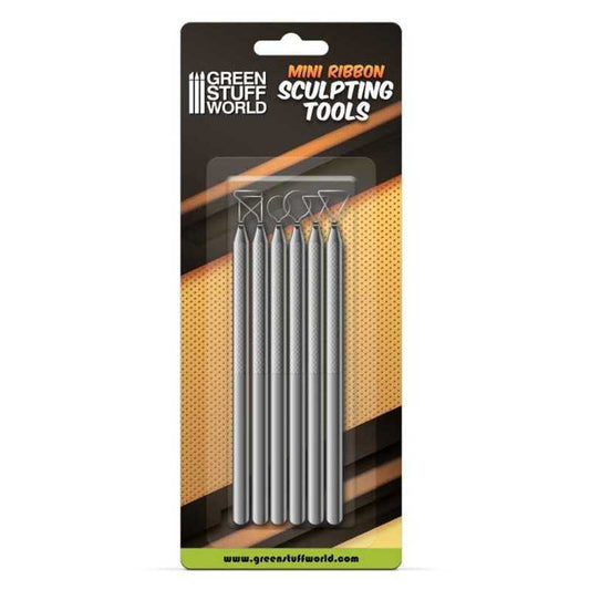 Sculpting pens with triangle shape, circle and square fit for small details.