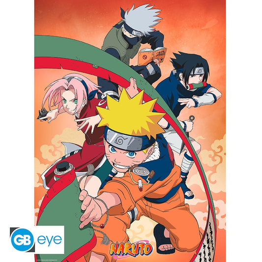 Poster of anime characters with 'GB eye' logo