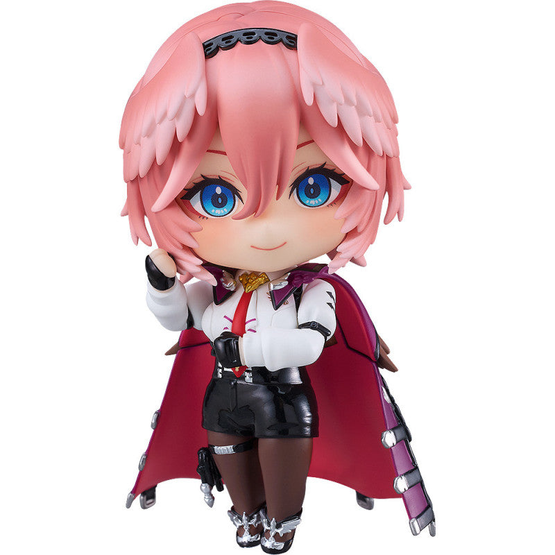 Nendoroid figure of Takane Lui from Hololive Production, featuring her detailed outfit and accessories, in collector packaging.